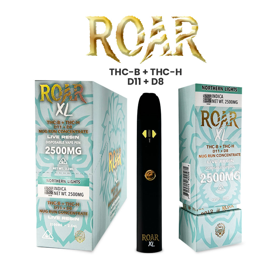 Roar XL THC-P + D8 2500MG - Northern Lights Disposable Vape