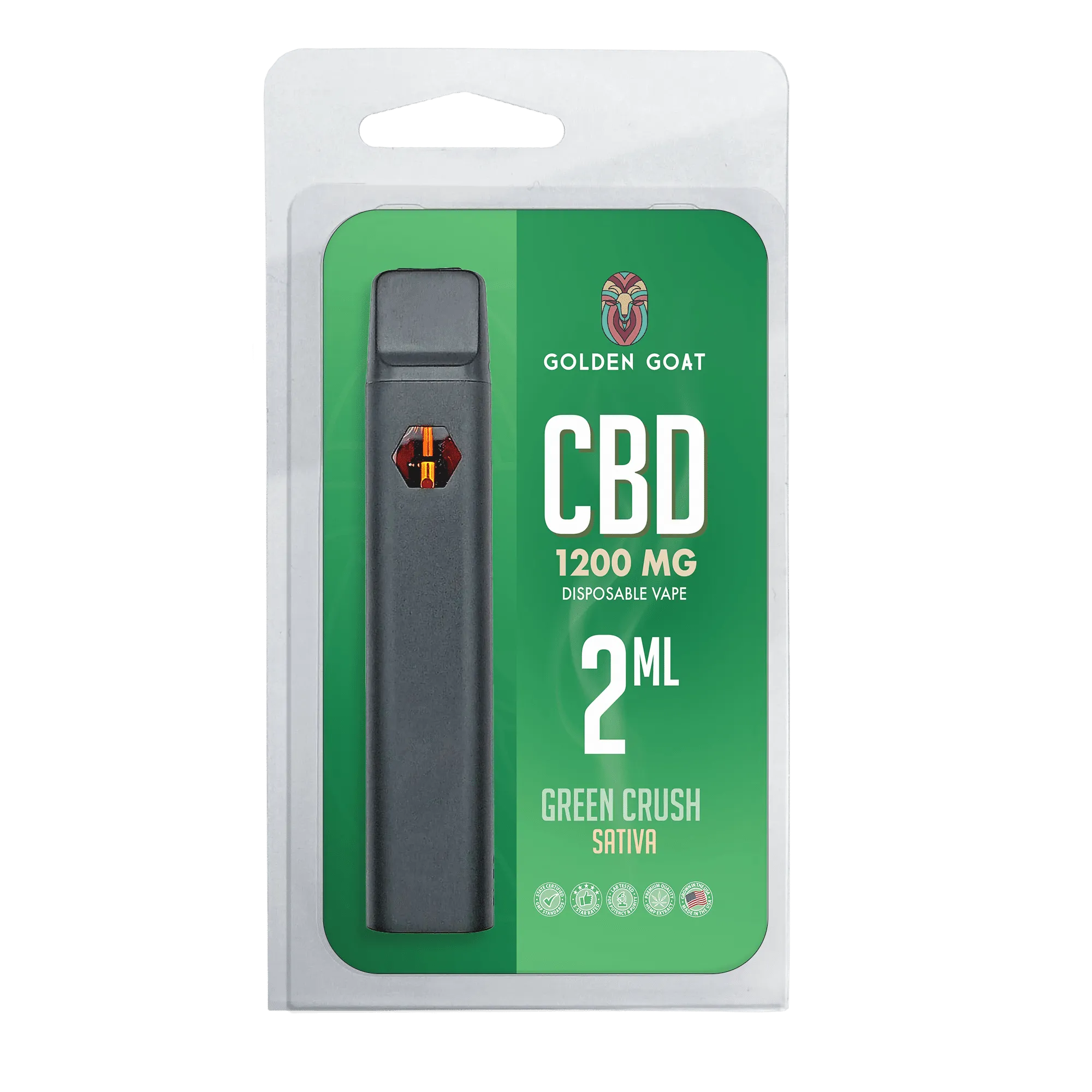 a pack of cbd vape in a packaging