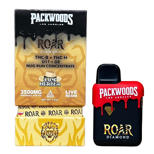 Roar x Packwoods Nug Run Concentrate 3500mg Live Resin THC-B + THC-H - Jack Herber