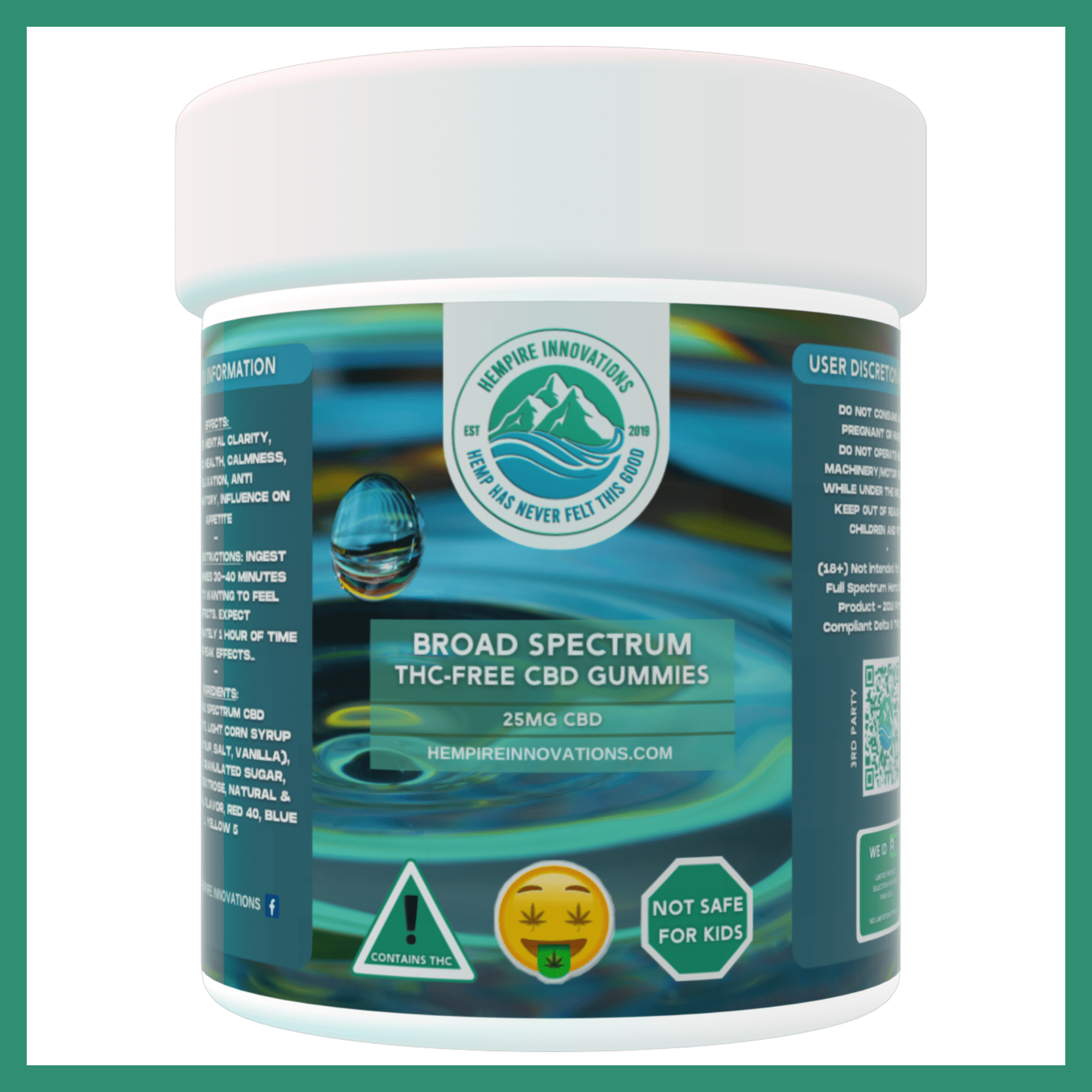 CBD Gummies | Broad Spectrum Blend - Emerald Ventures MN LLC