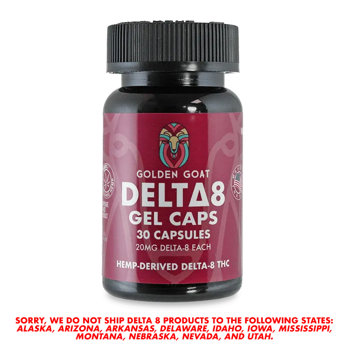 Delta-8 Gel Capsules 600mg - Boost Energy & Find Peace with 30ct HHC Extract