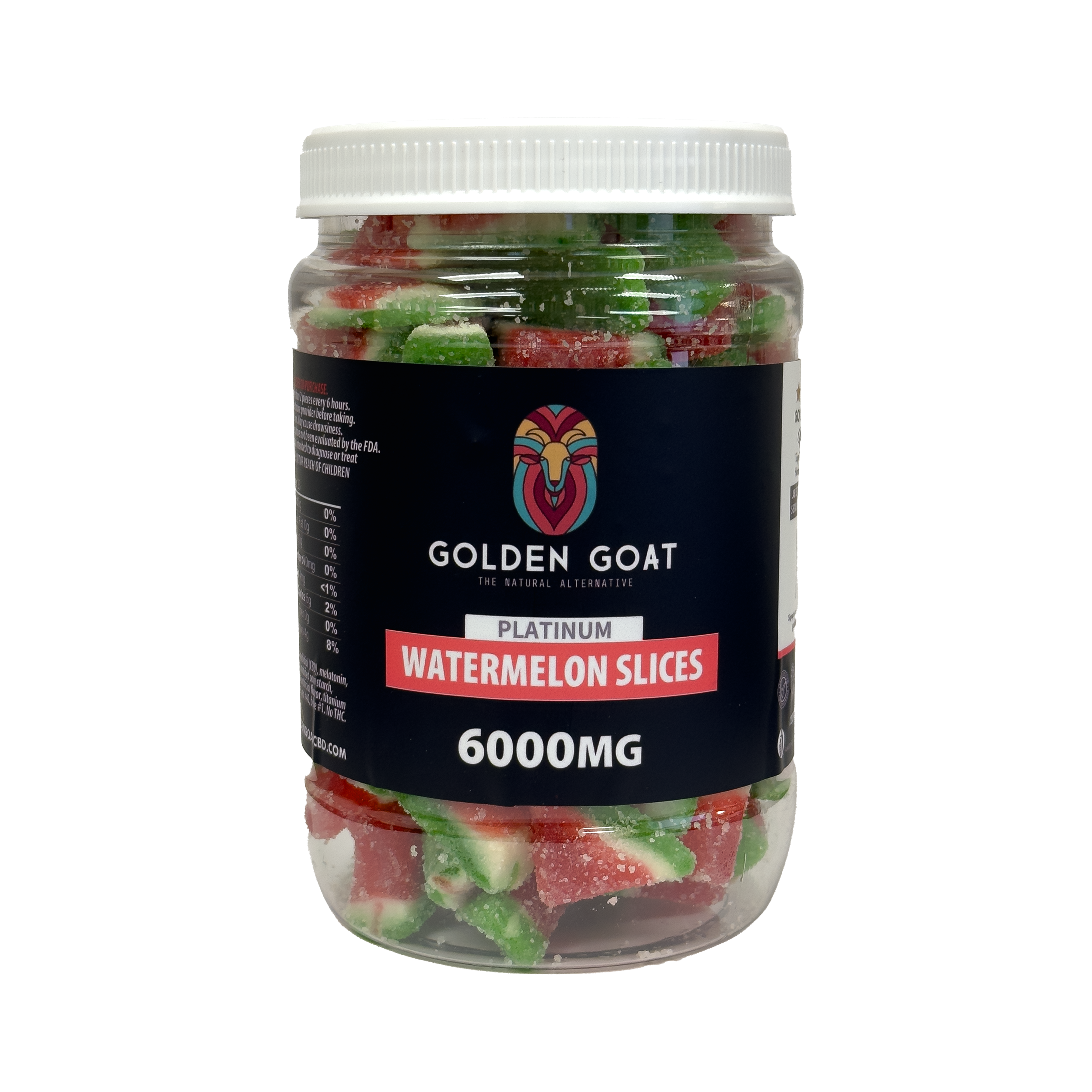 CBD Platinum Gummies - Watermelon Slices 6000MG - Emerald Ventures MN LLC