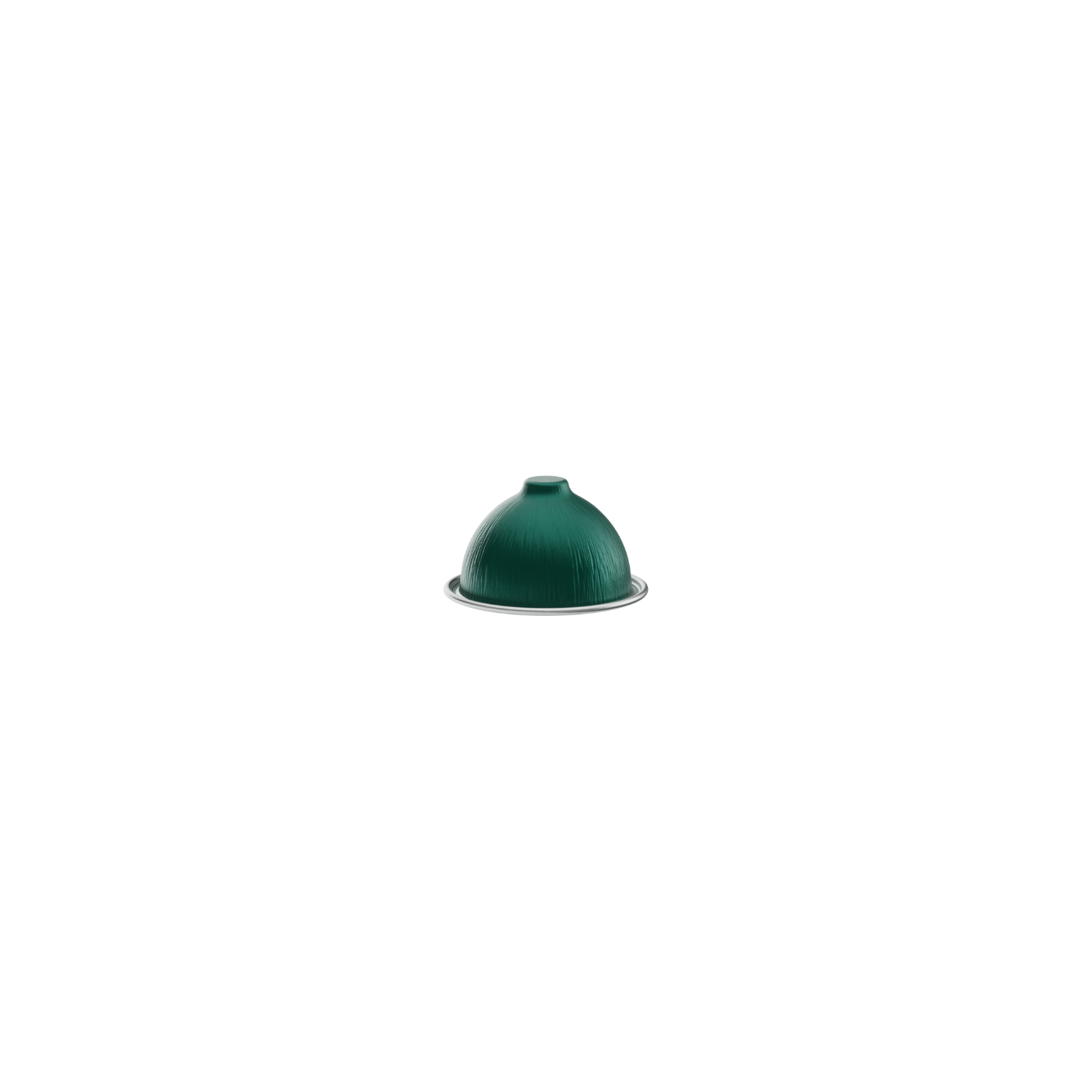 a green dome sitting on top of a white table