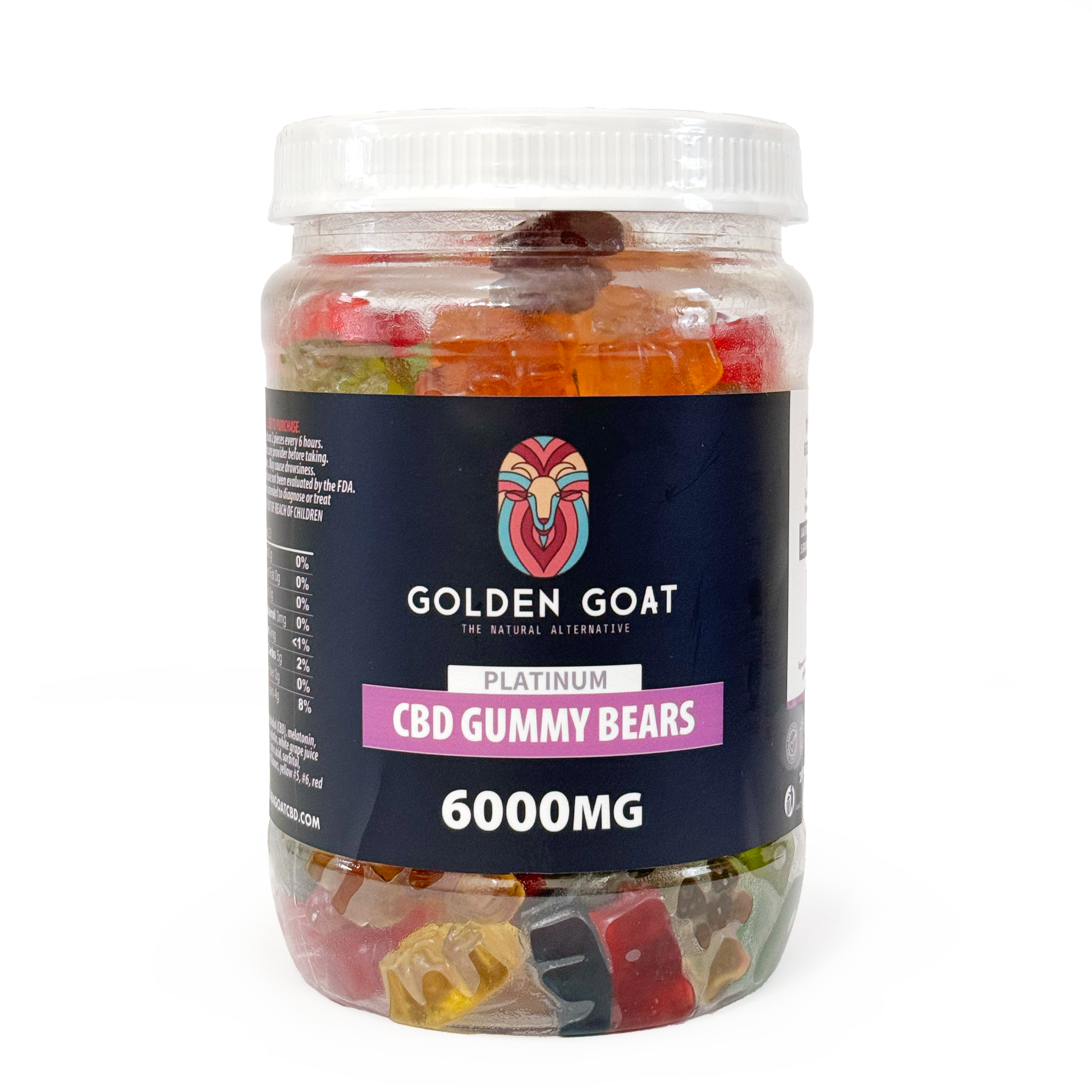 CBD Platinum Gummies - Clear Bears 6000MG - Emerald Ventures MN LLC