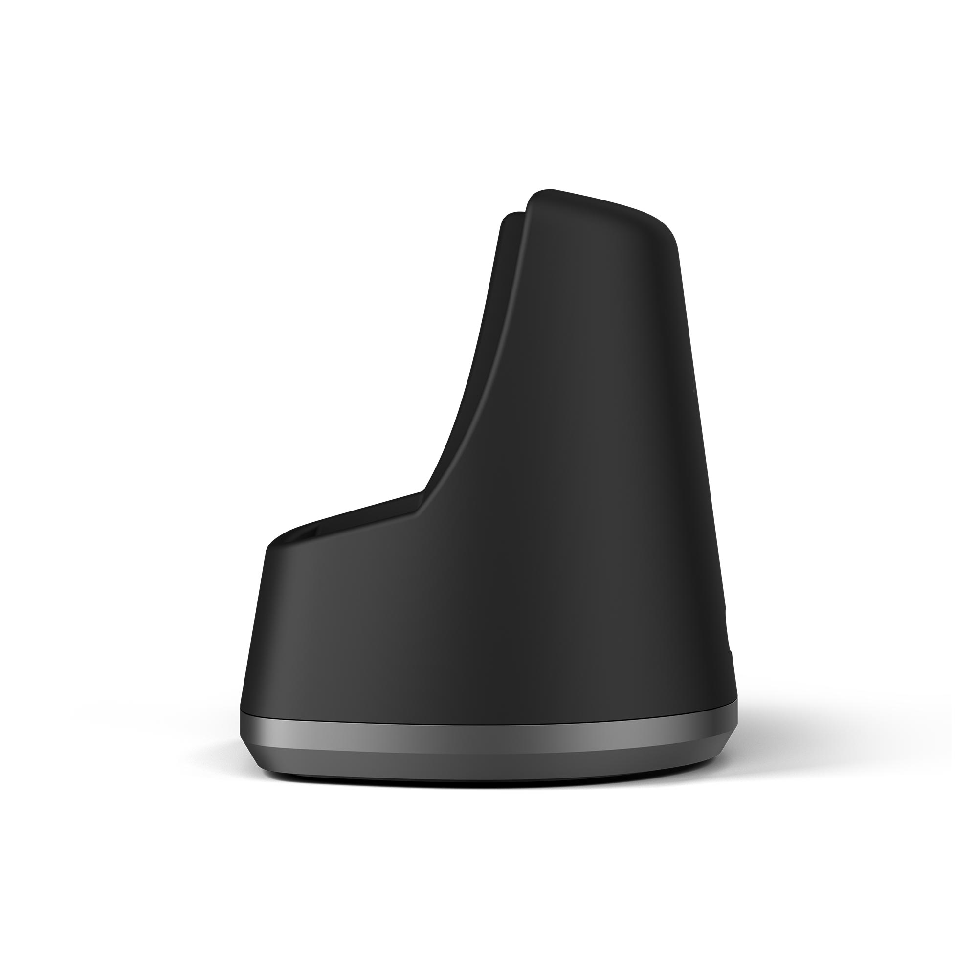 a black object on a white background