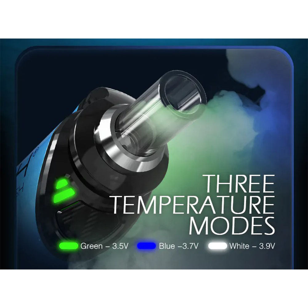 a picture of an electronic device with the words three temperature modes