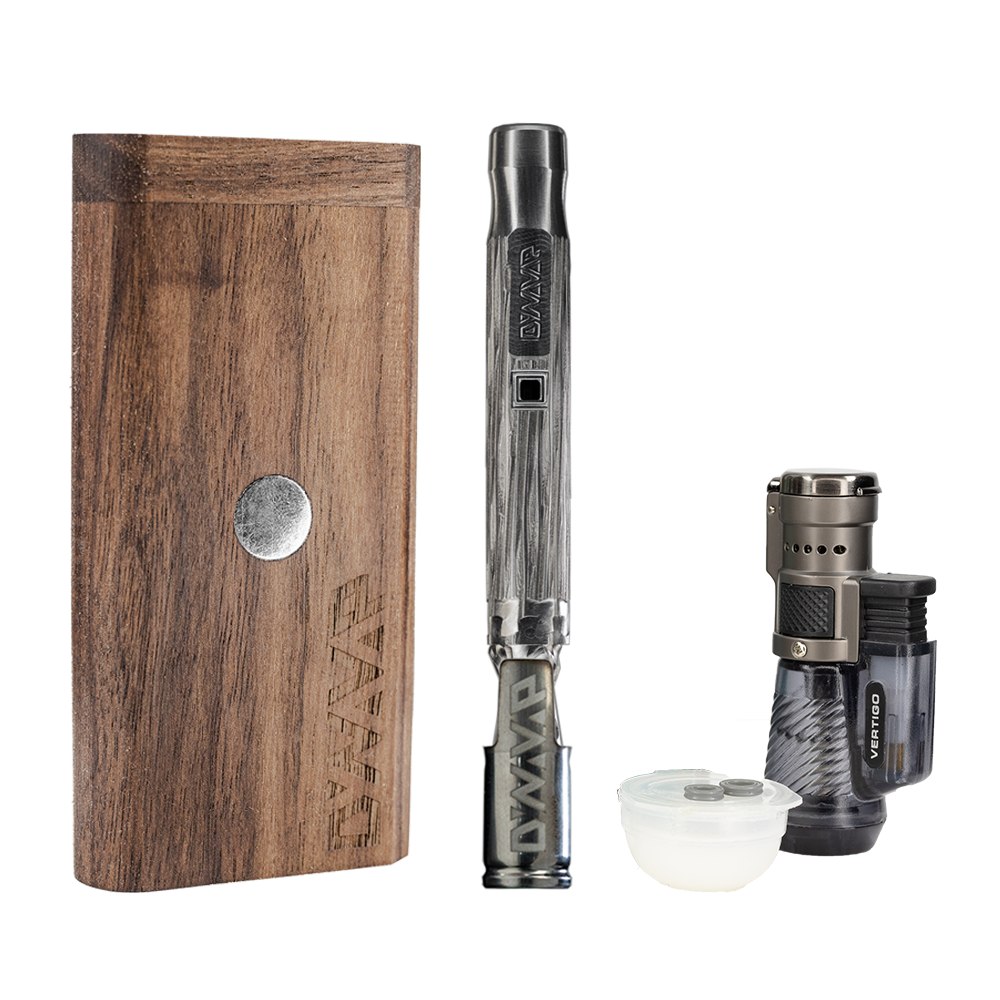 M Plus Starter Pack by Dynavap - Battery-Free Dry Herb Vaporizer, Stainless Steel Construction