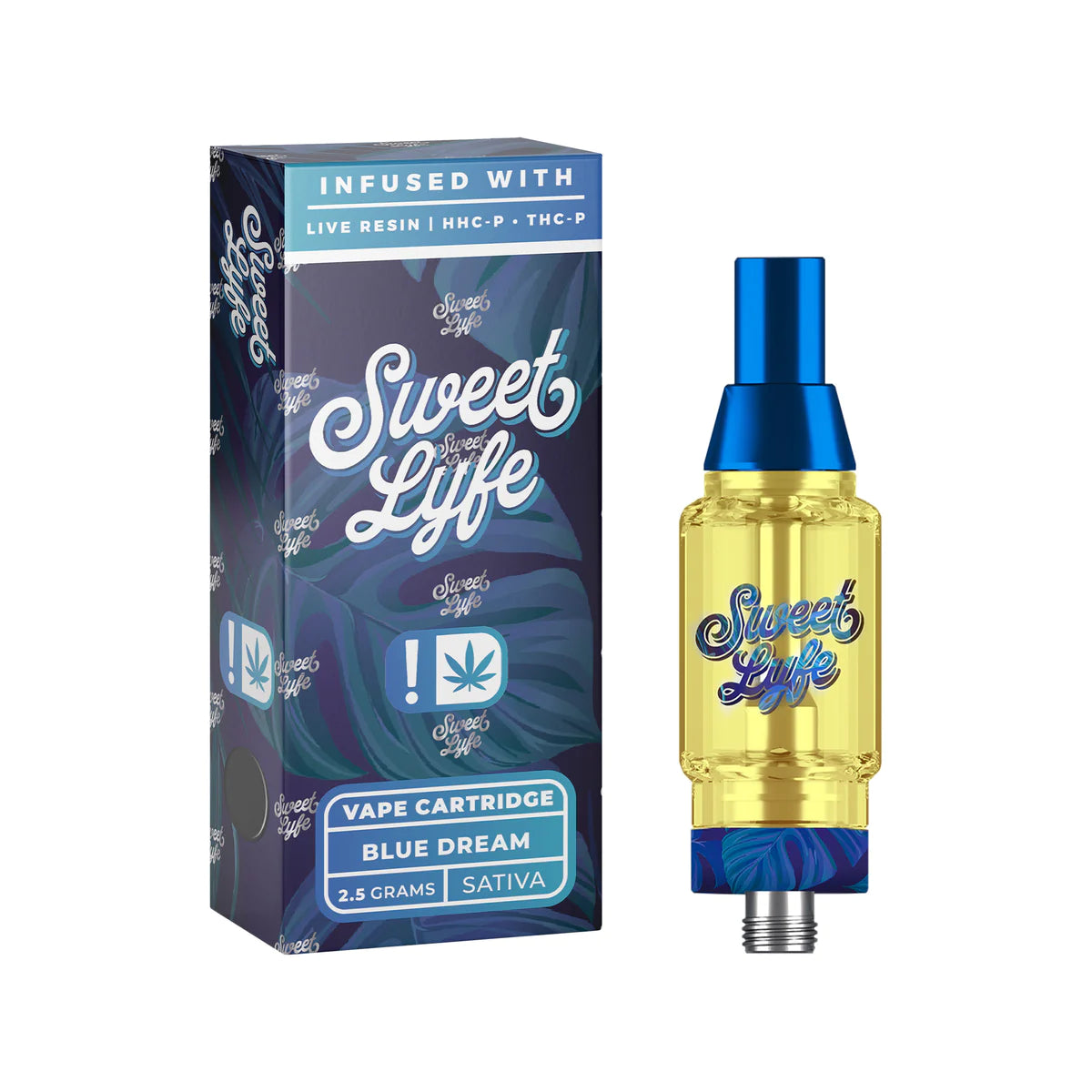 Blue Dream 2.5ml Live Resin HHC-P+THC-P Vape Cartridge - Sativa