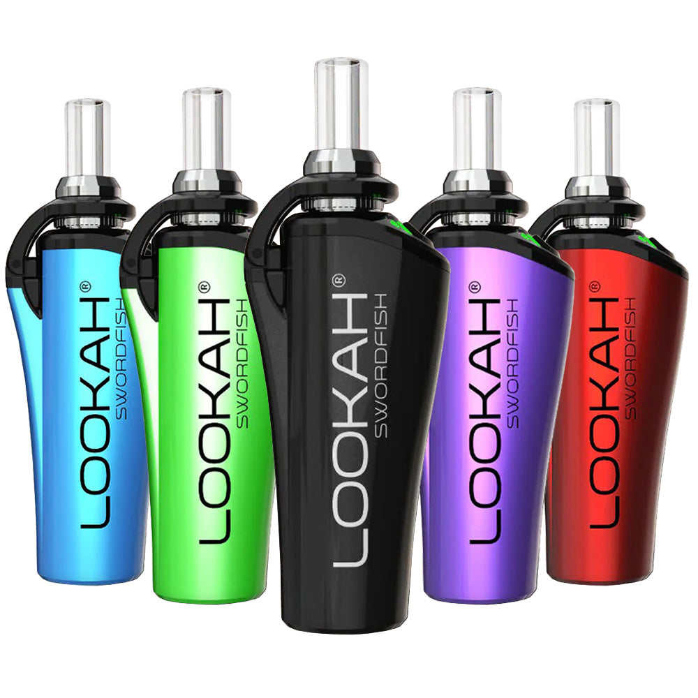 a group of four different colors of the same bottle