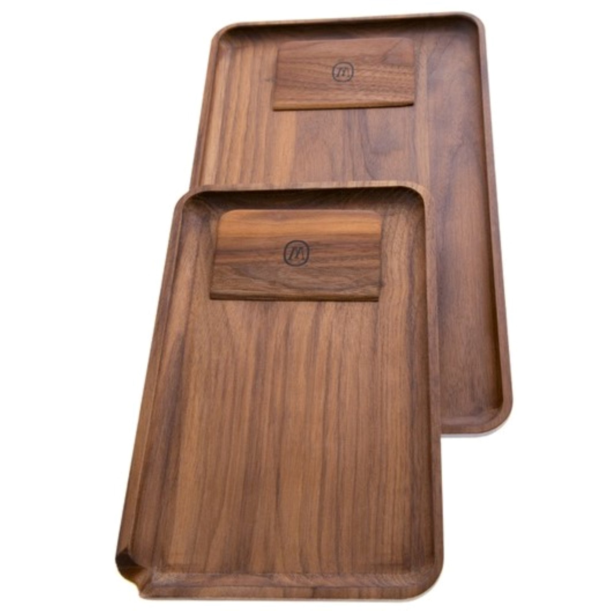 Marley Natural Walnut Rolling Tray