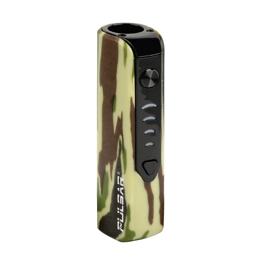 an electronic device with a camouflage pattern on it