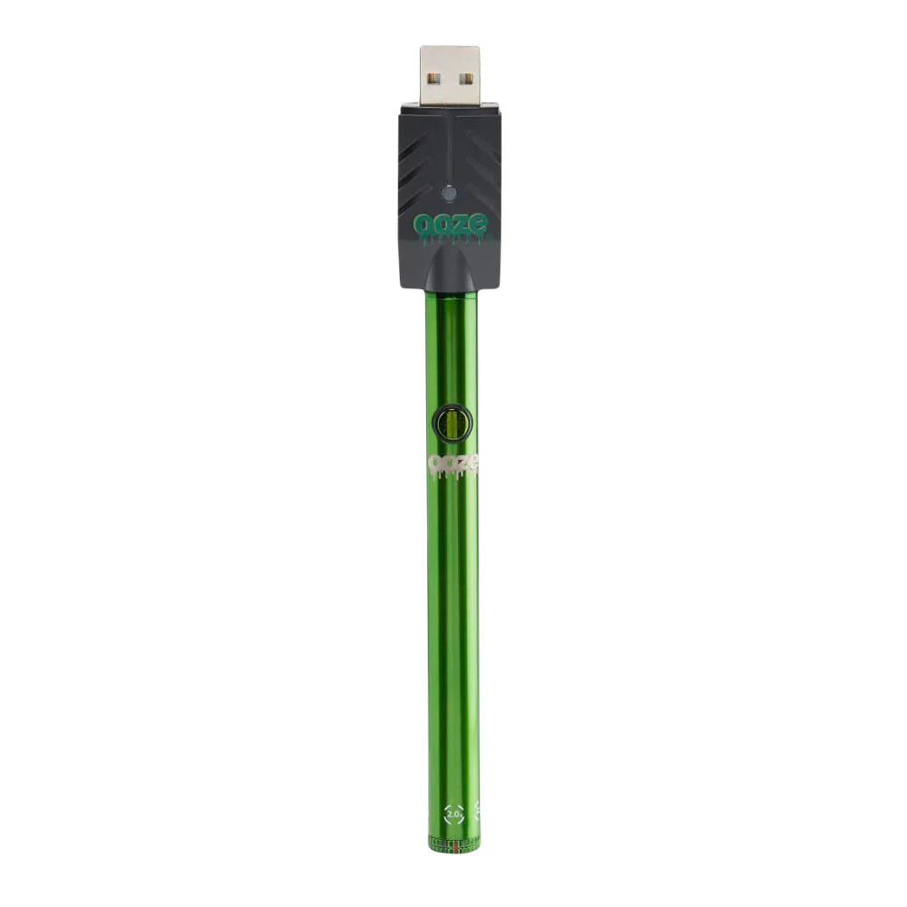 a green pen with a usb cable attached to it