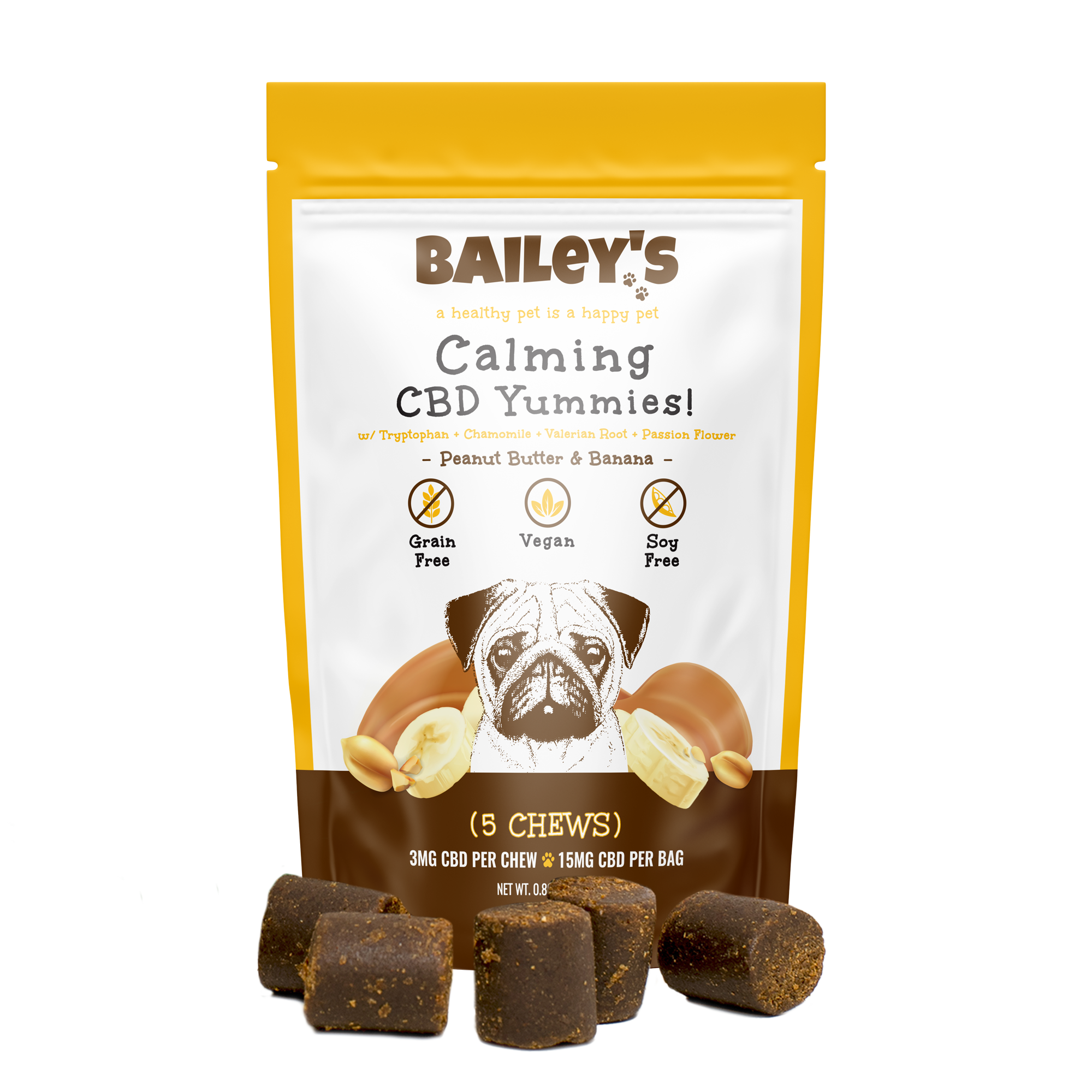 bailey's calming cbd yummlies chews