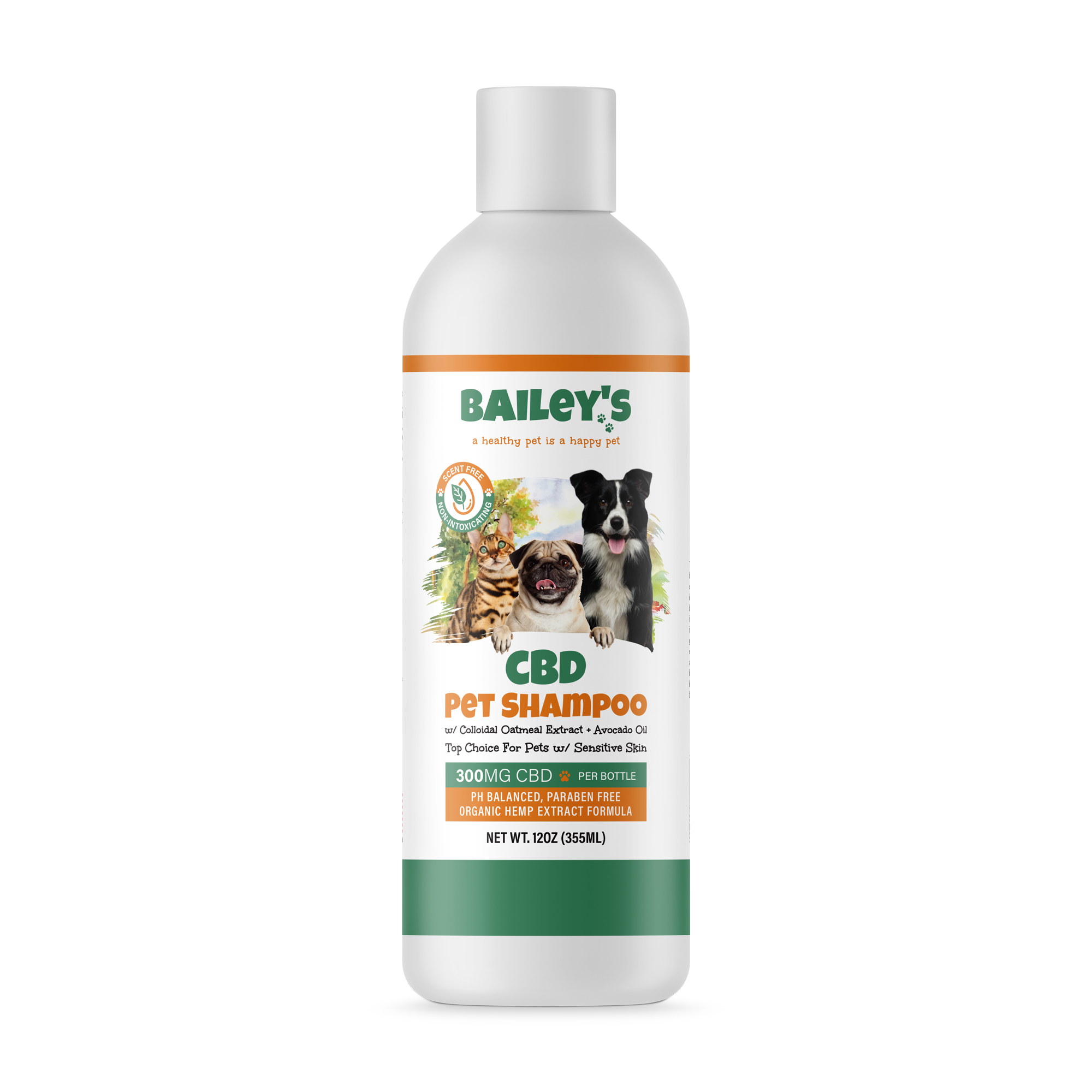 Bailey's 300MG CBD Pet Shampoo