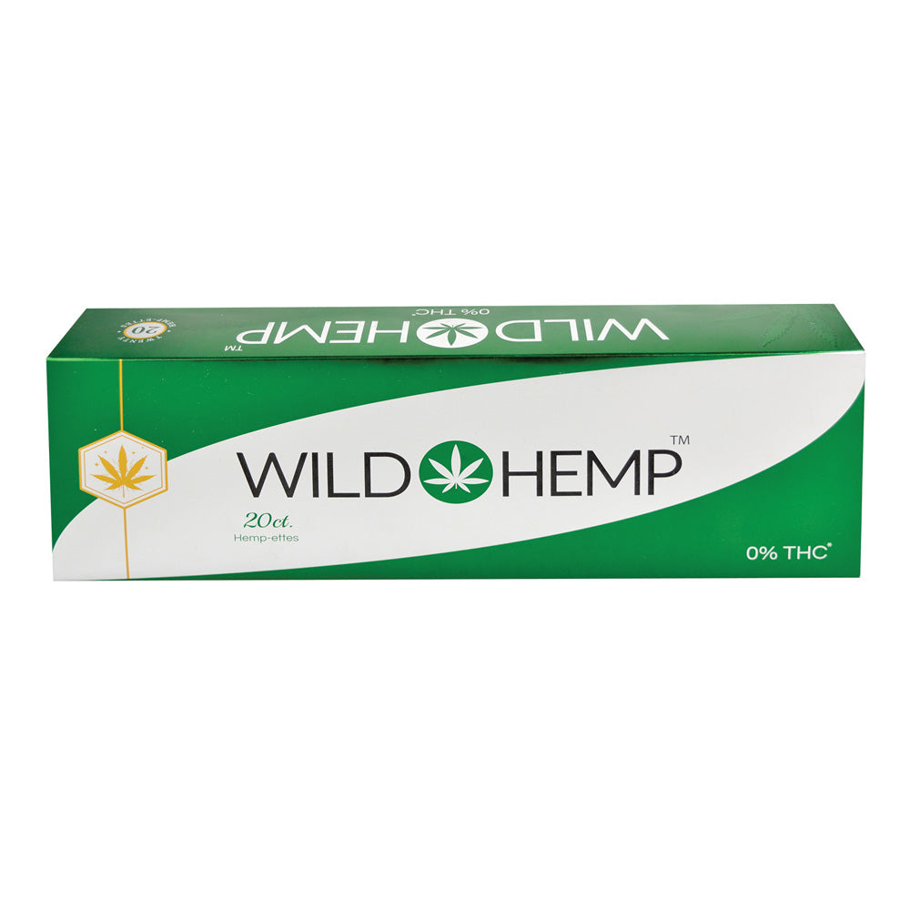 Wild Hemp CBD Hempettes - 10 Packs of 20 High Quality Hemp Cigarettes - Made in USA