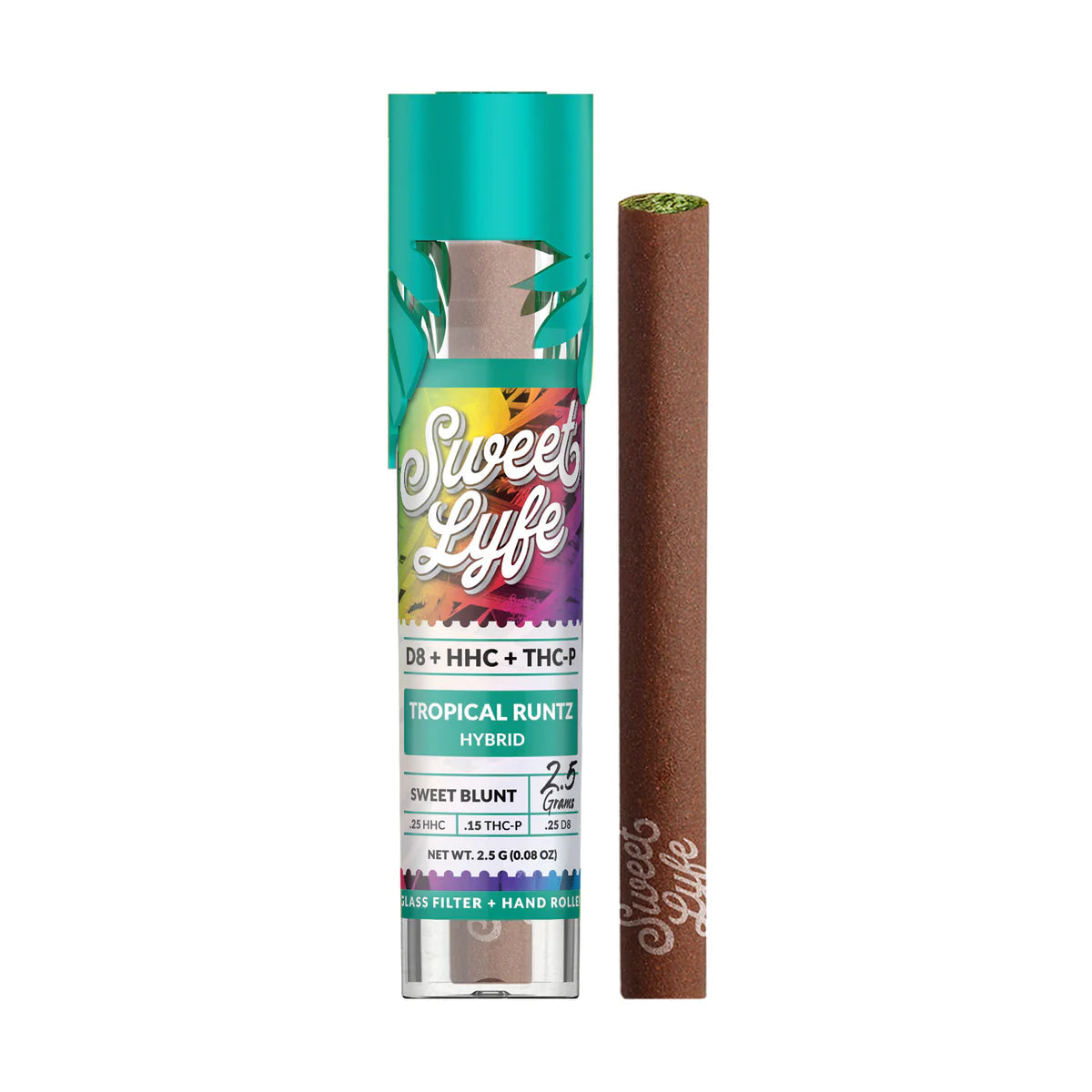 Sweet Blunt D8 2g - Tropical Runtz Hybrid Delta-8 THC Pre-roll