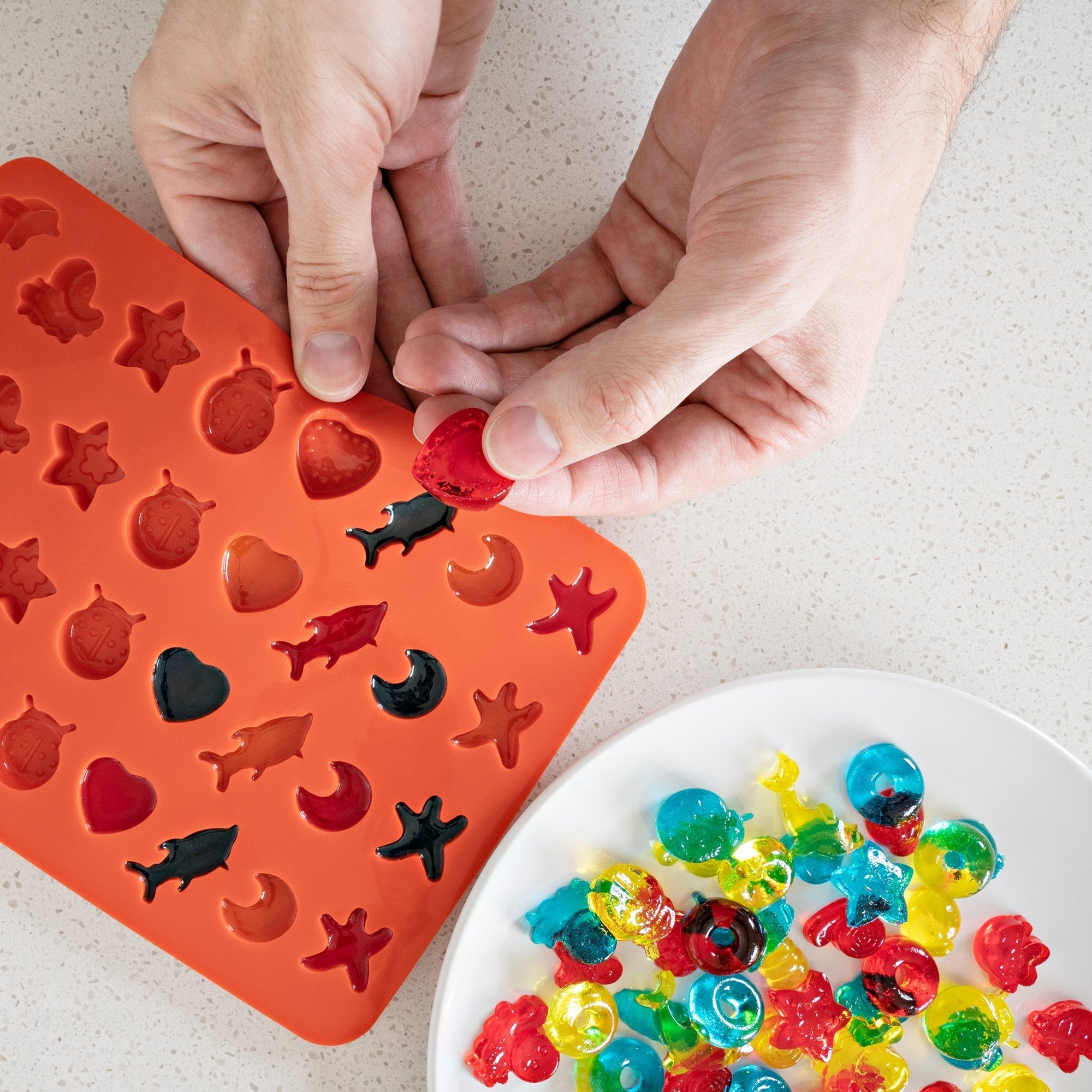 Silicone Gummy Molds with Droppers - Infusion Candy Shapes