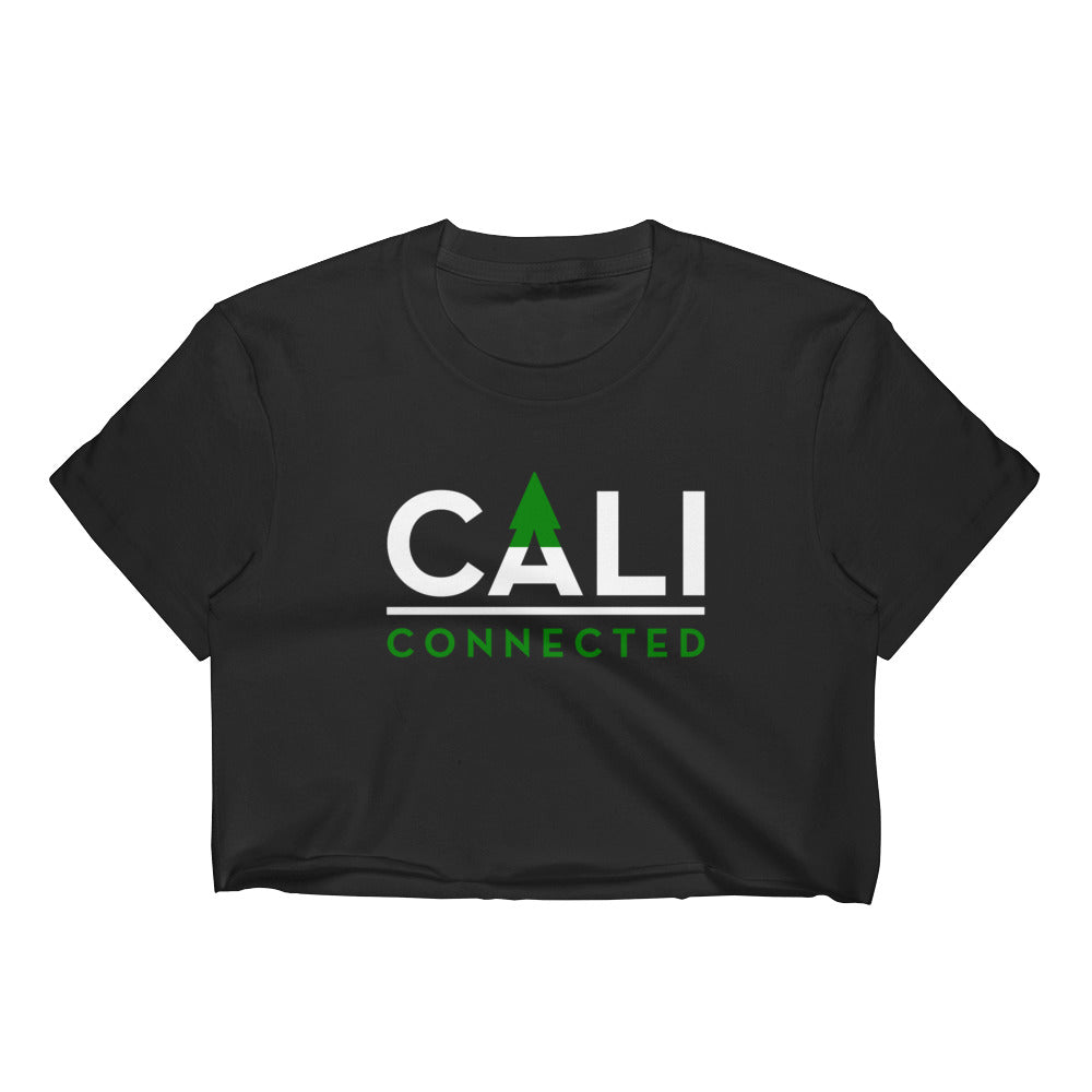 CaliConnected Women's Black Crop Top