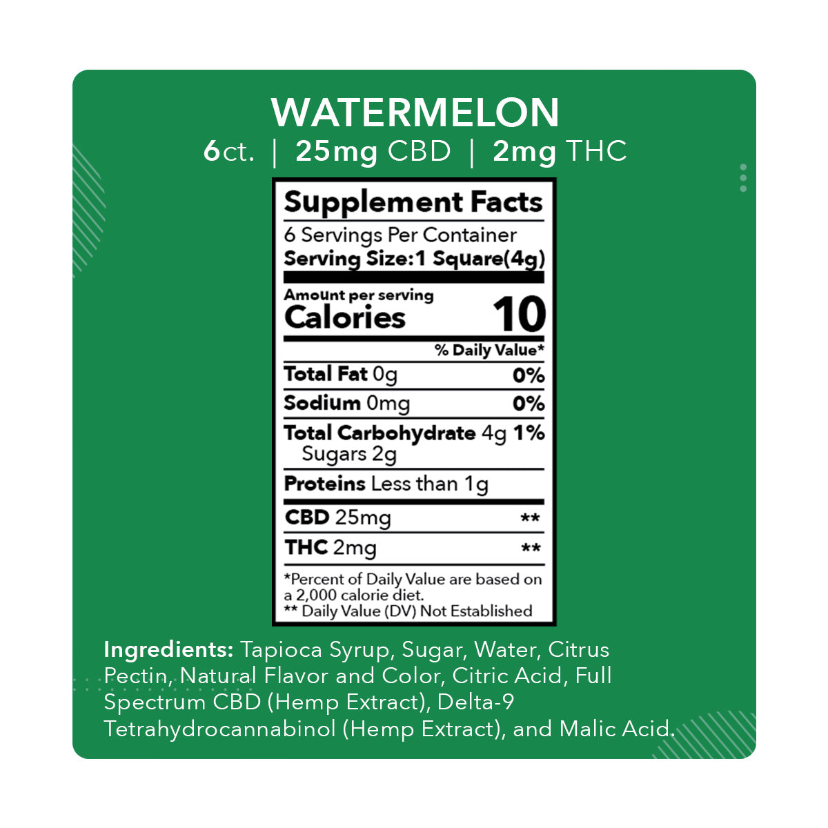 a label for watermelon